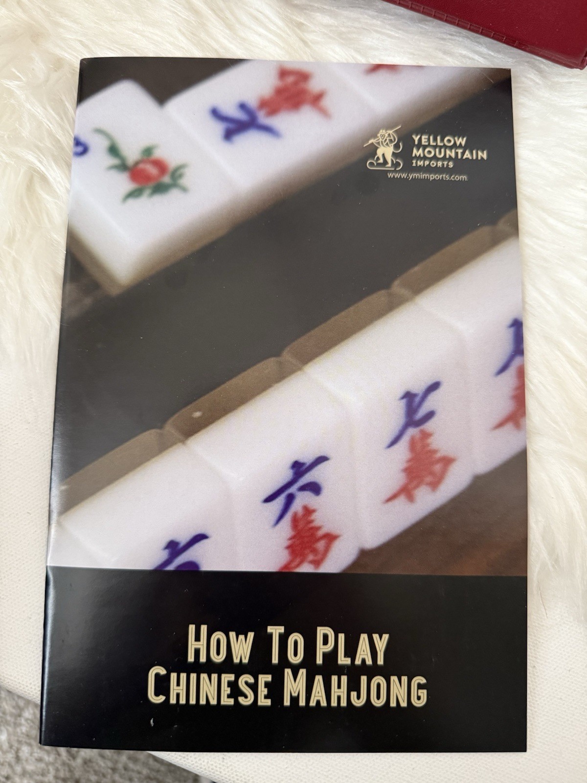 Yellow Mountain Imports Chinese Mahjong Set Brand New Sealed Green Tiles W/ Case