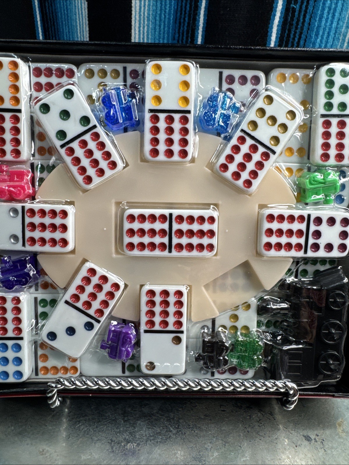 New Mexican Train Double Twelve Dominoes Set of 91-NOS