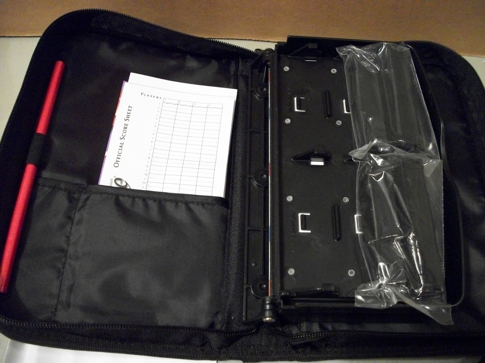 Scrabble Game Soft Zipper Carry Case Source Book Selchow & Righter