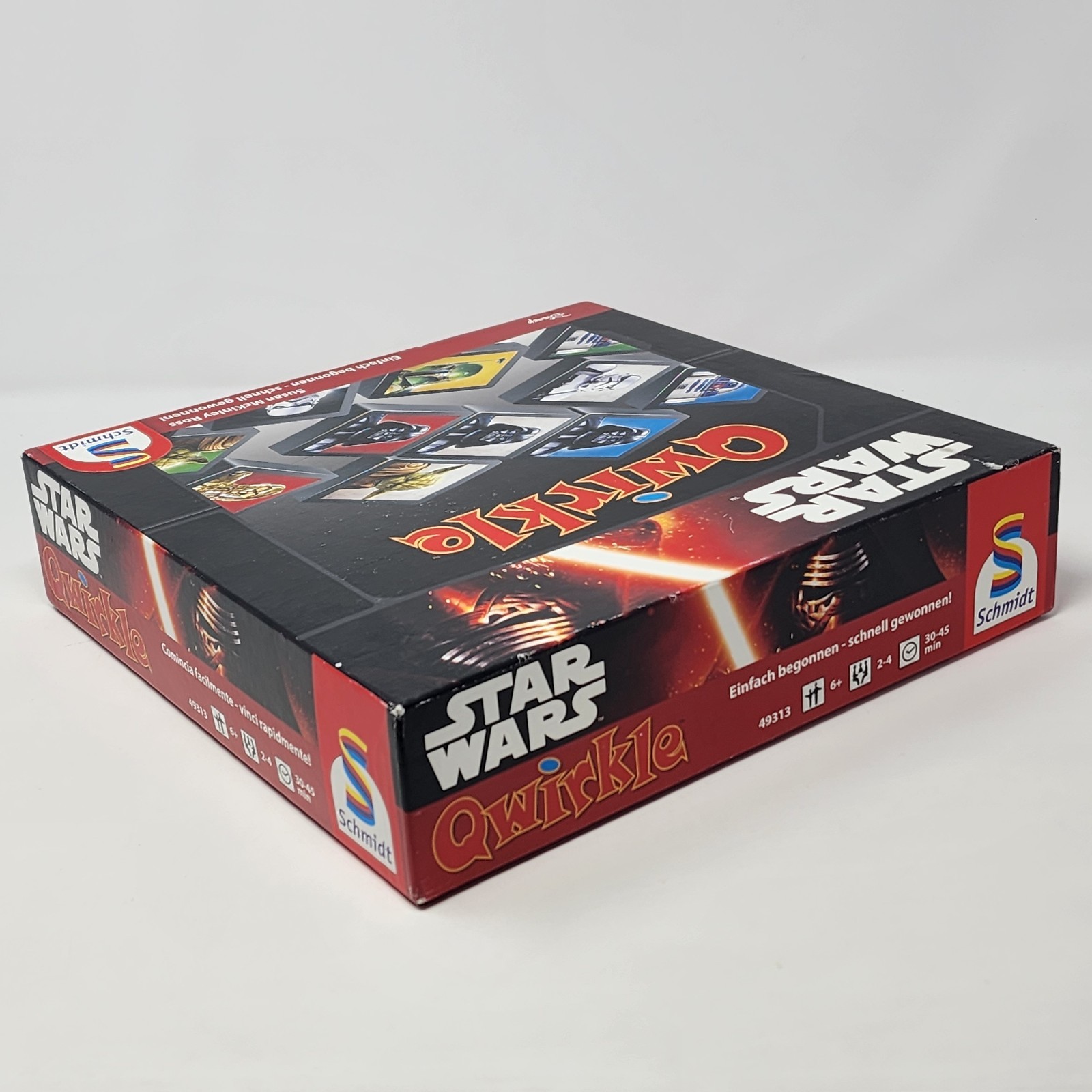 Star Wars Qwirkle European Edition Strategy Board Game Schmidt 2015 Complete OOP