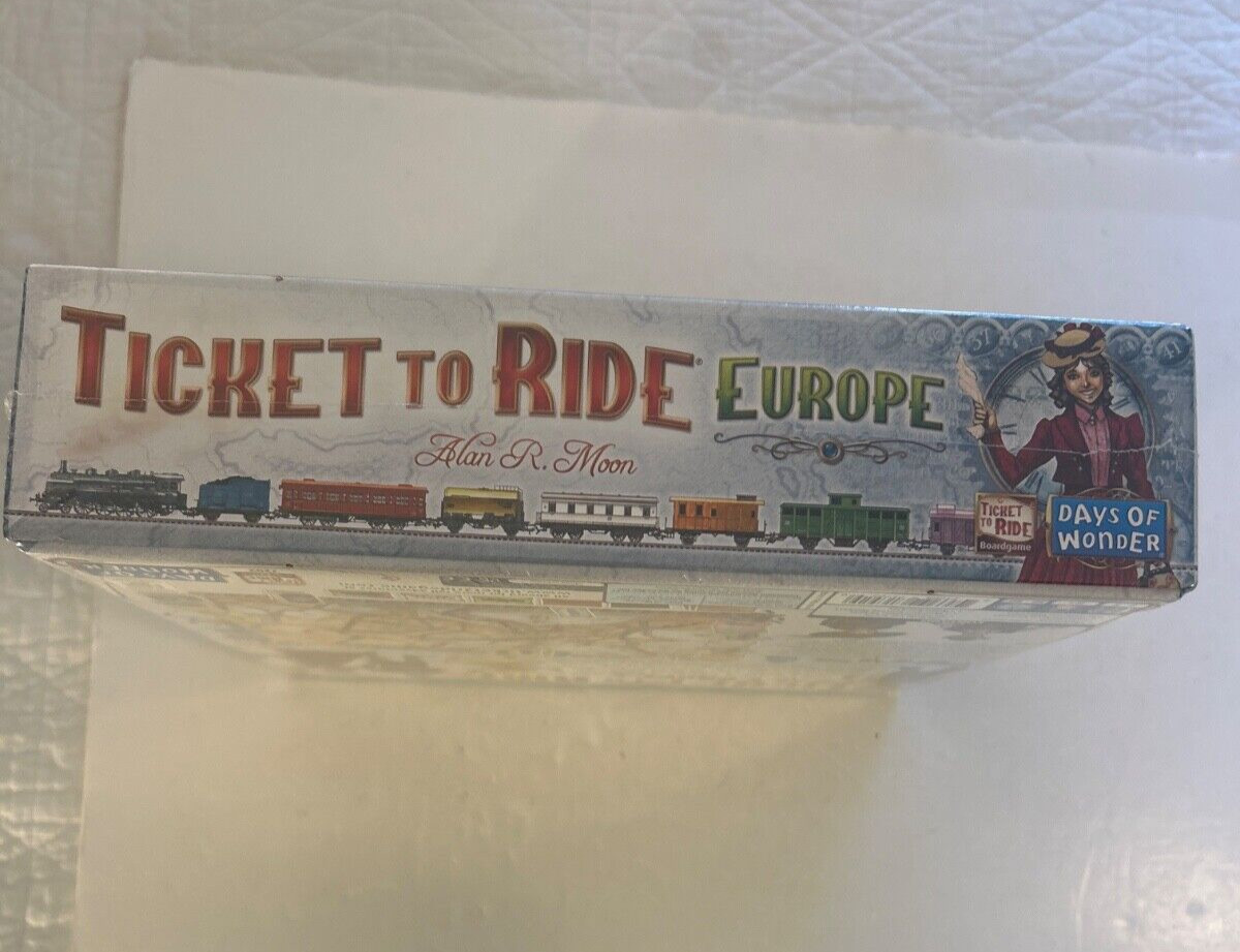Days of Wonder Ticket to Ride Europe Board Game Still Sealed
