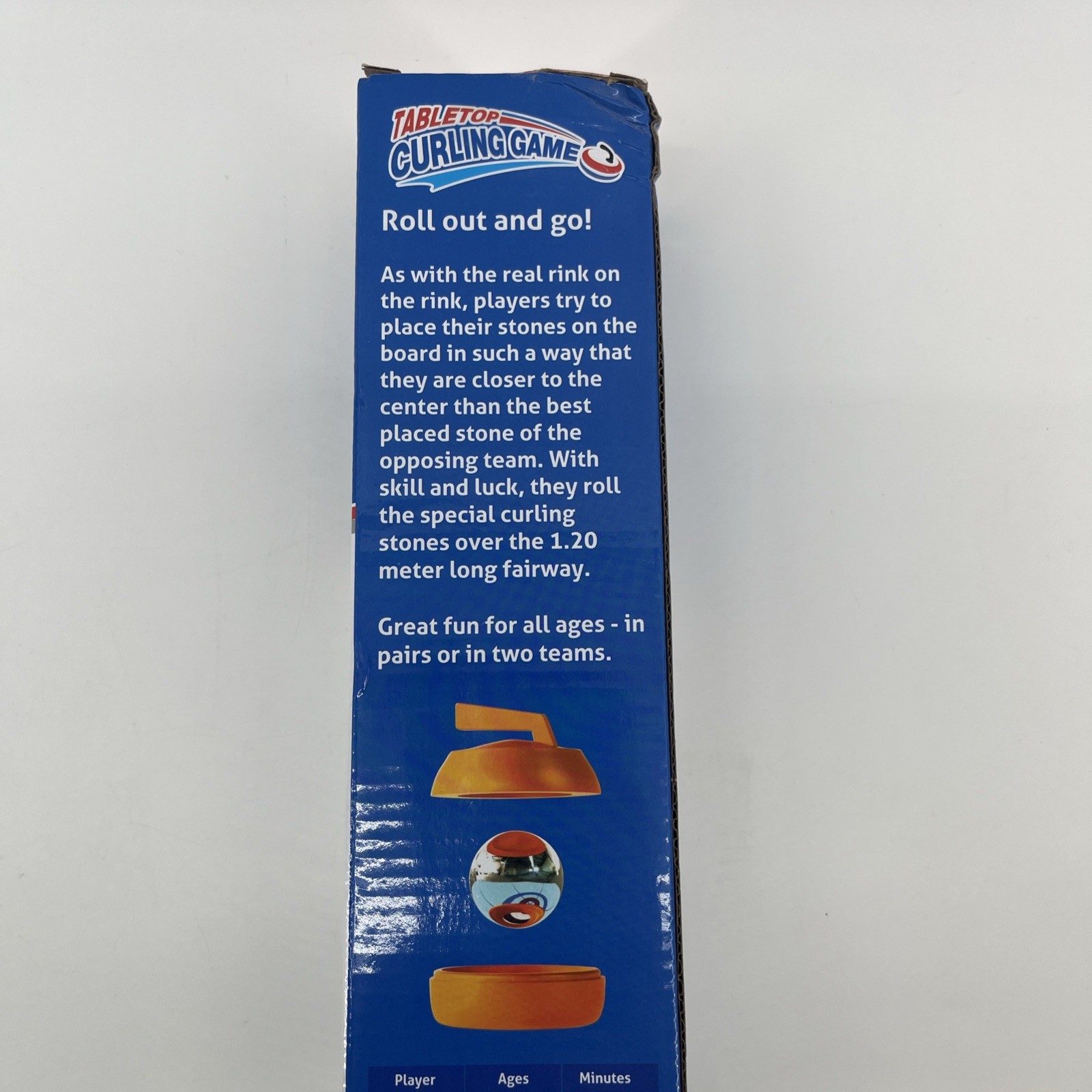 Tabletop Travel Size Curling Game Yi MA Toys 2+ Players New Sealed