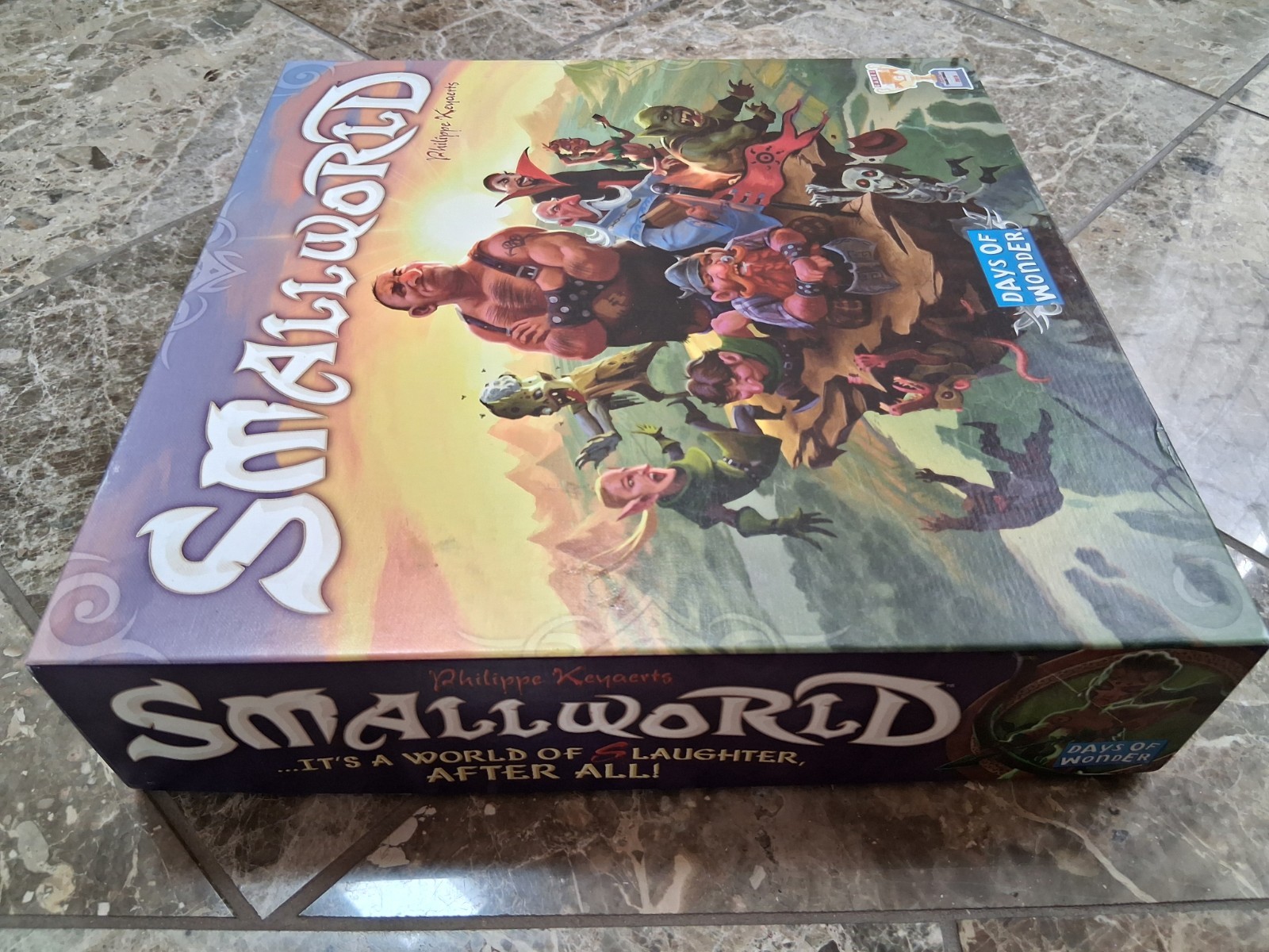 SMALL WORLD Board Game By Fantasy Philippe Keyaerts Days of Wonder EXCELLENT!