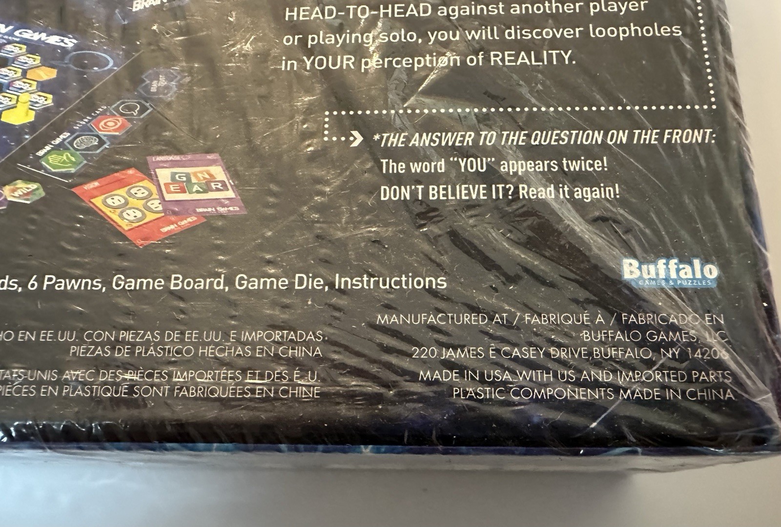Brain Games Board Game The National Geographic Channel Brand New Factory Sealed