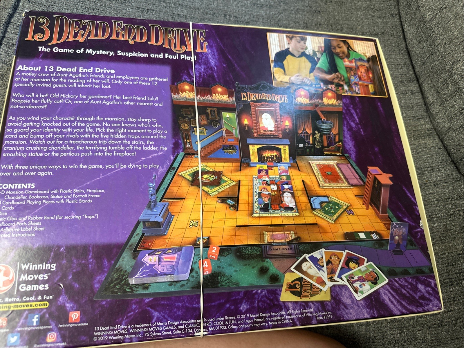 13 Dead End Drive Board Game Milton Bradley Mint Never Assembled