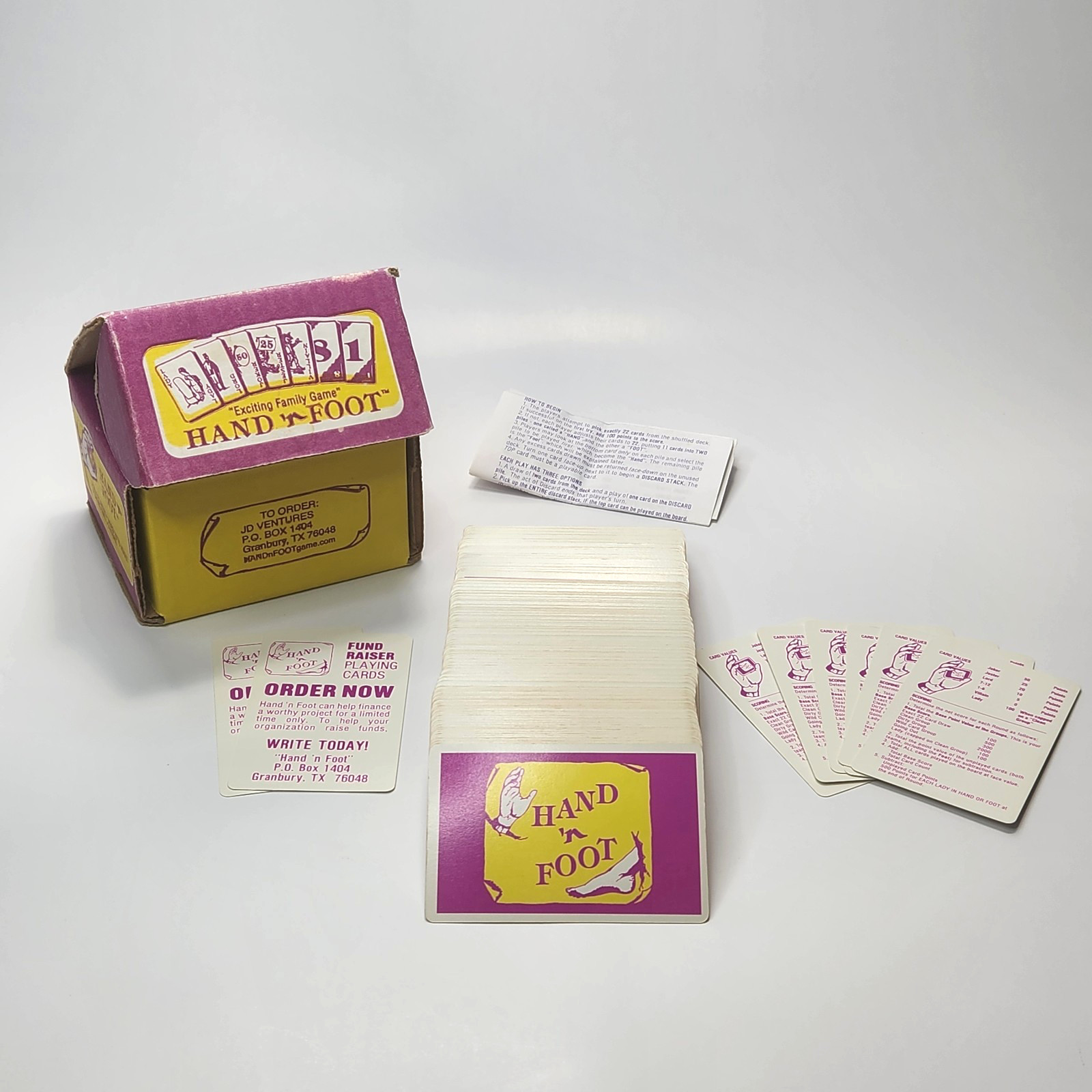 Hand ‘N Foot Strategy Card Game Similar To Canasta (Complete With Instructions)