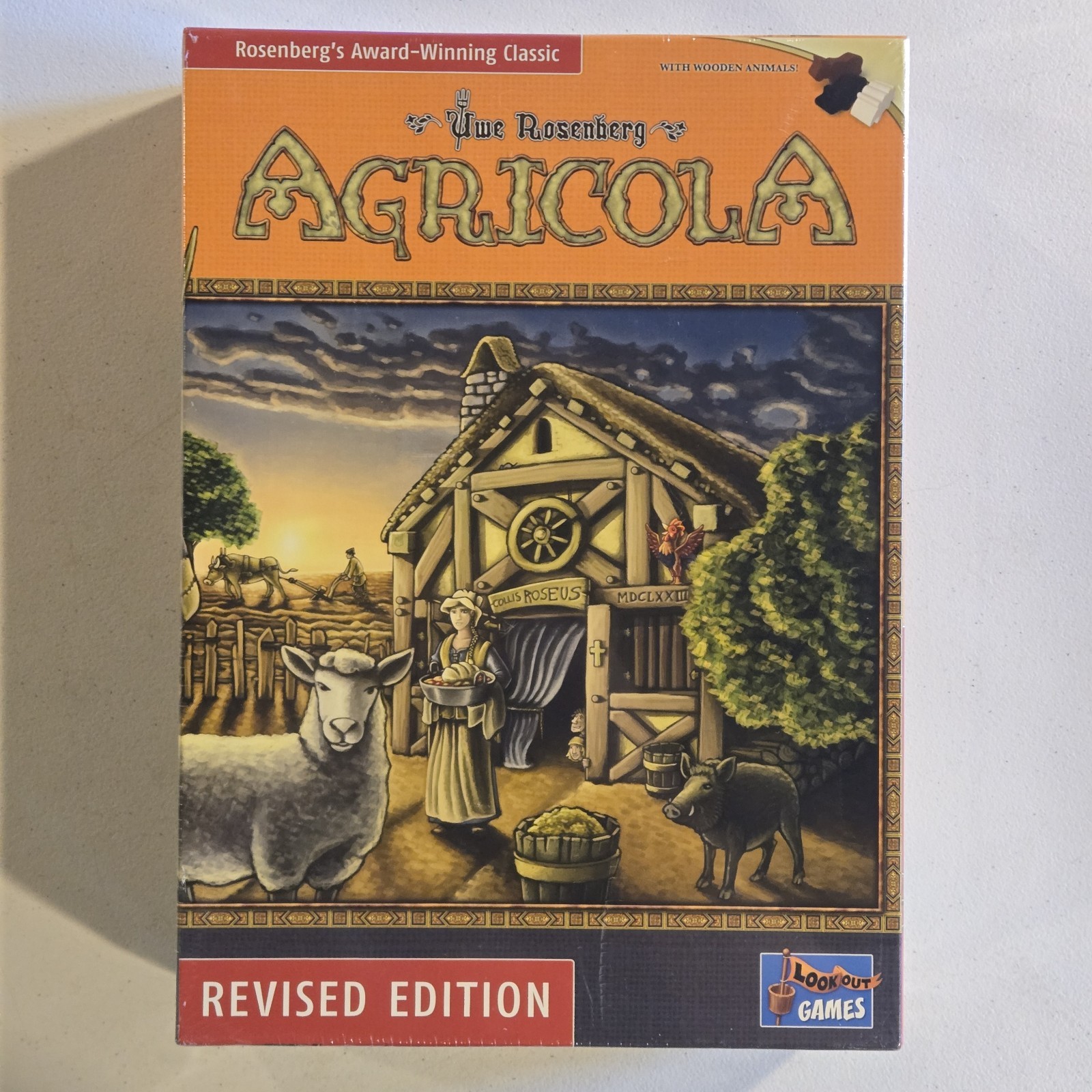 Agricola – Revised Edition – BOARD GAME 2018 – PLAYERS 1-4 AGES 12+ – BRAND NEW