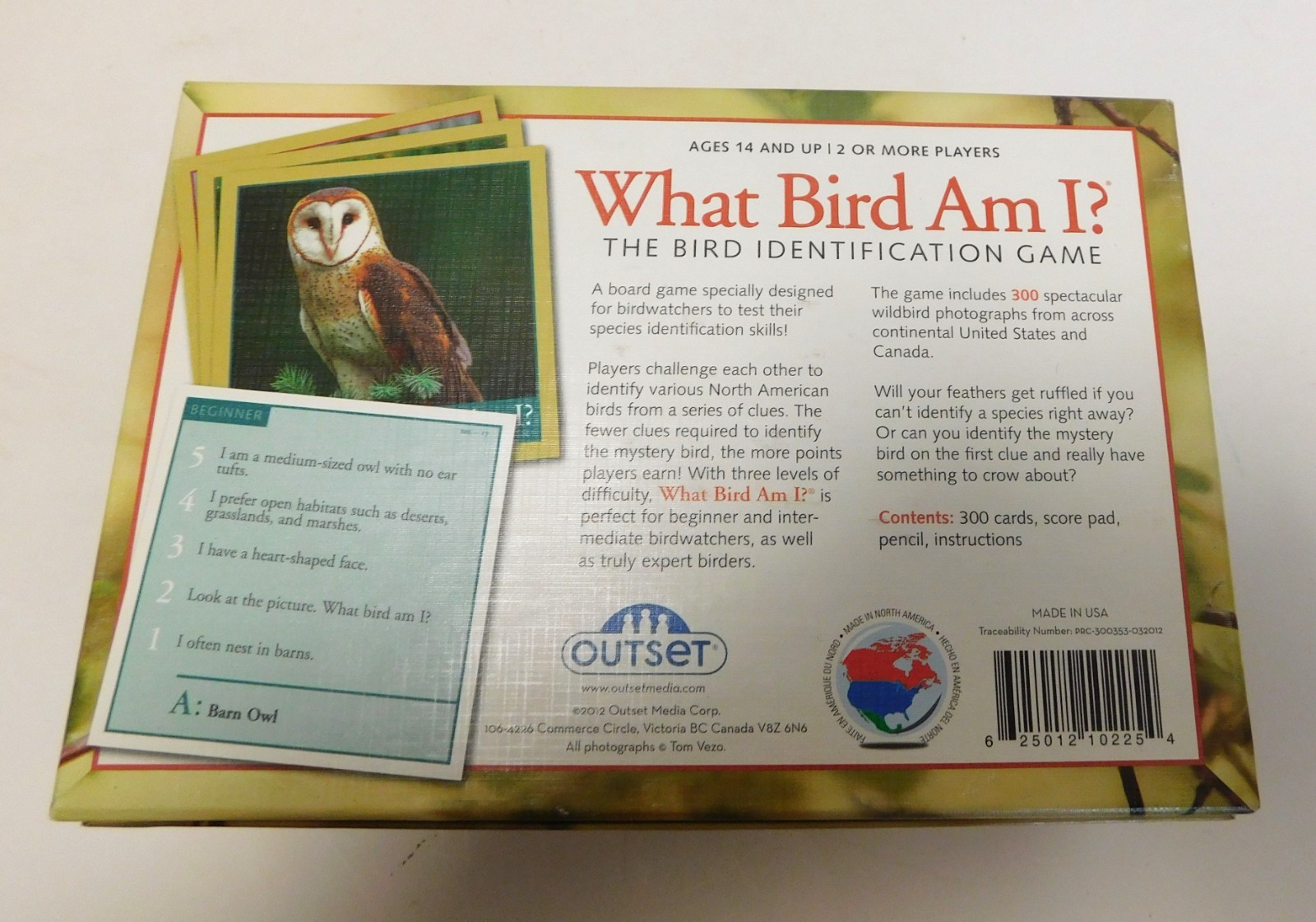 OUTSET What Bird Am I? – The Bird Identification Game – Adult – Ages 14 And Up