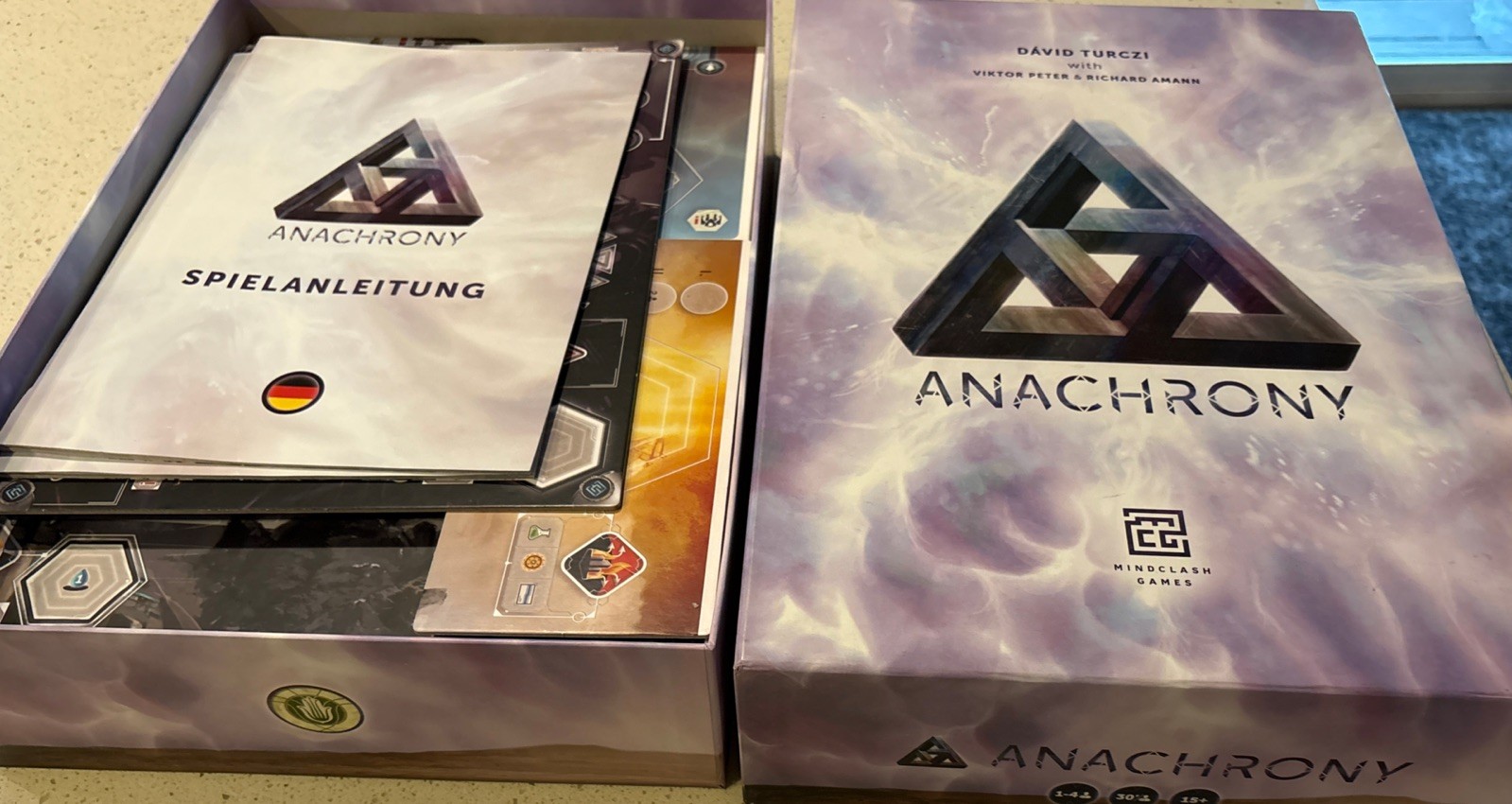 Anachrony by Mindclash Games Epic Sci Fi Board Game Complete In Box Excellent
