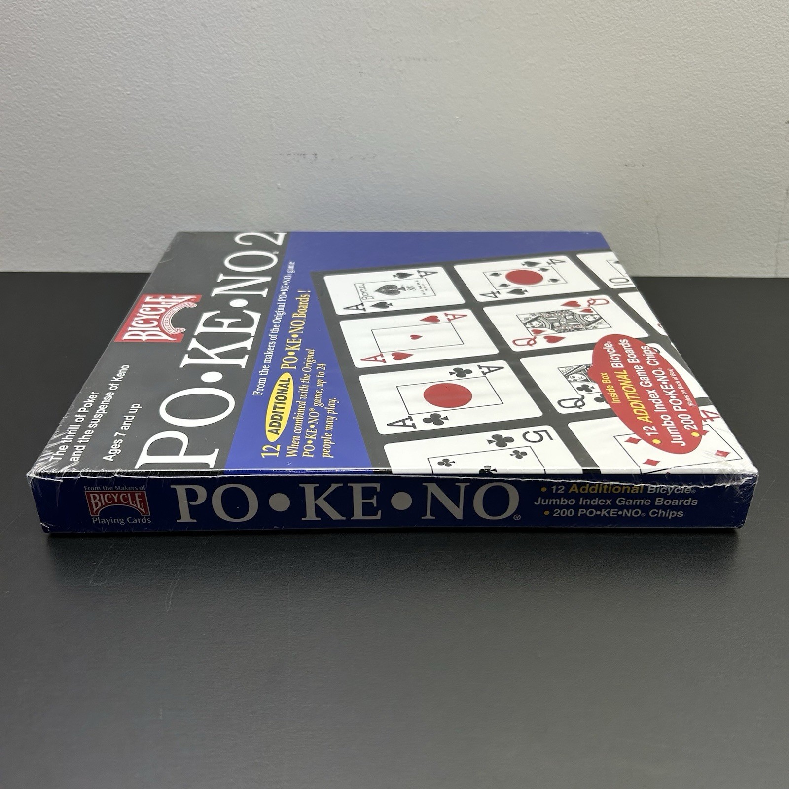 Bicycle PO-KE-NO 2 Poker Keno Game 12 Additional Boards 200 Chips New & Sealed