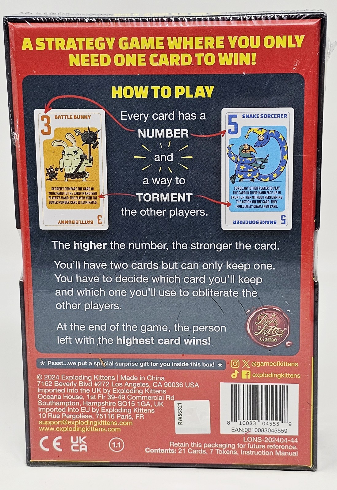 Power Hungry Pets by Exploding Kittens New Sealed Card Game Crazy Fun