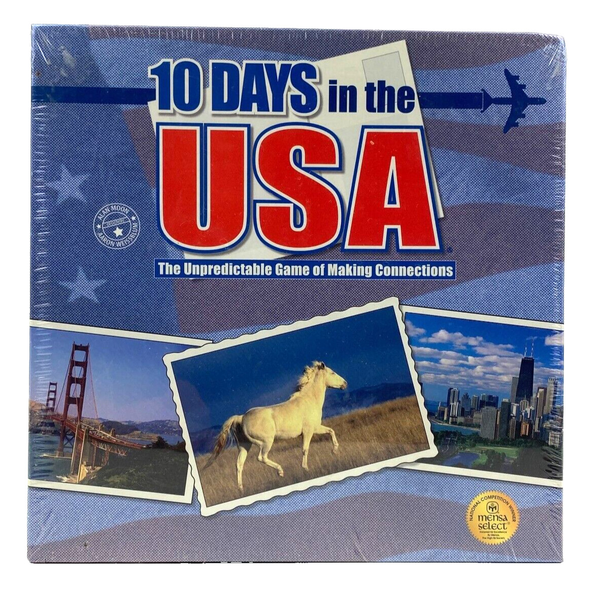 10 Days in the USA -Family Game New Sealed Mensa Select Competition Winner 2004