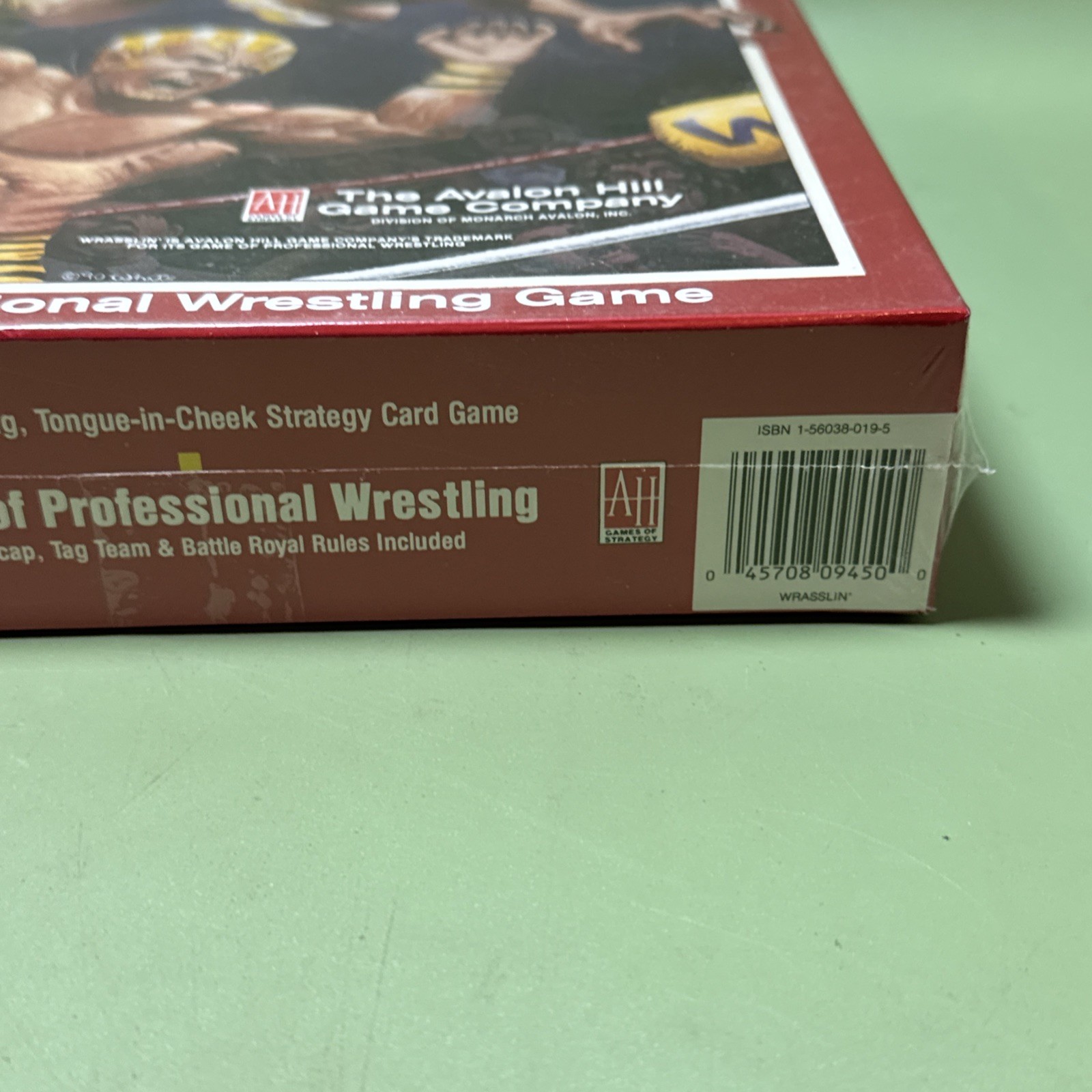 Avalon Hill Wrasslin Professional Wrestling Board Game New Sealed Box Strategy