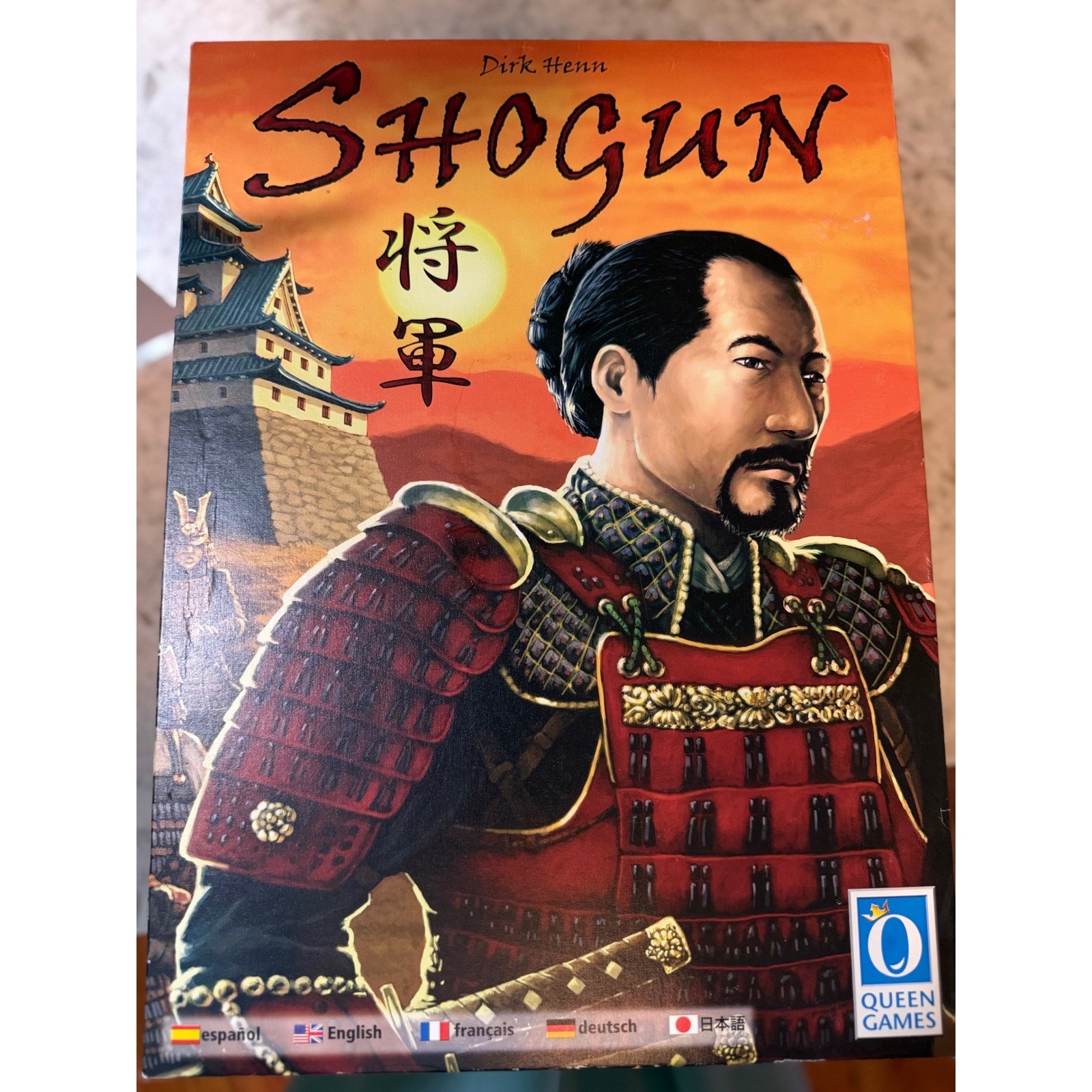 Shogun Board Game Queen Games Dirk Henn Samurai Strategy Multilingual Edition