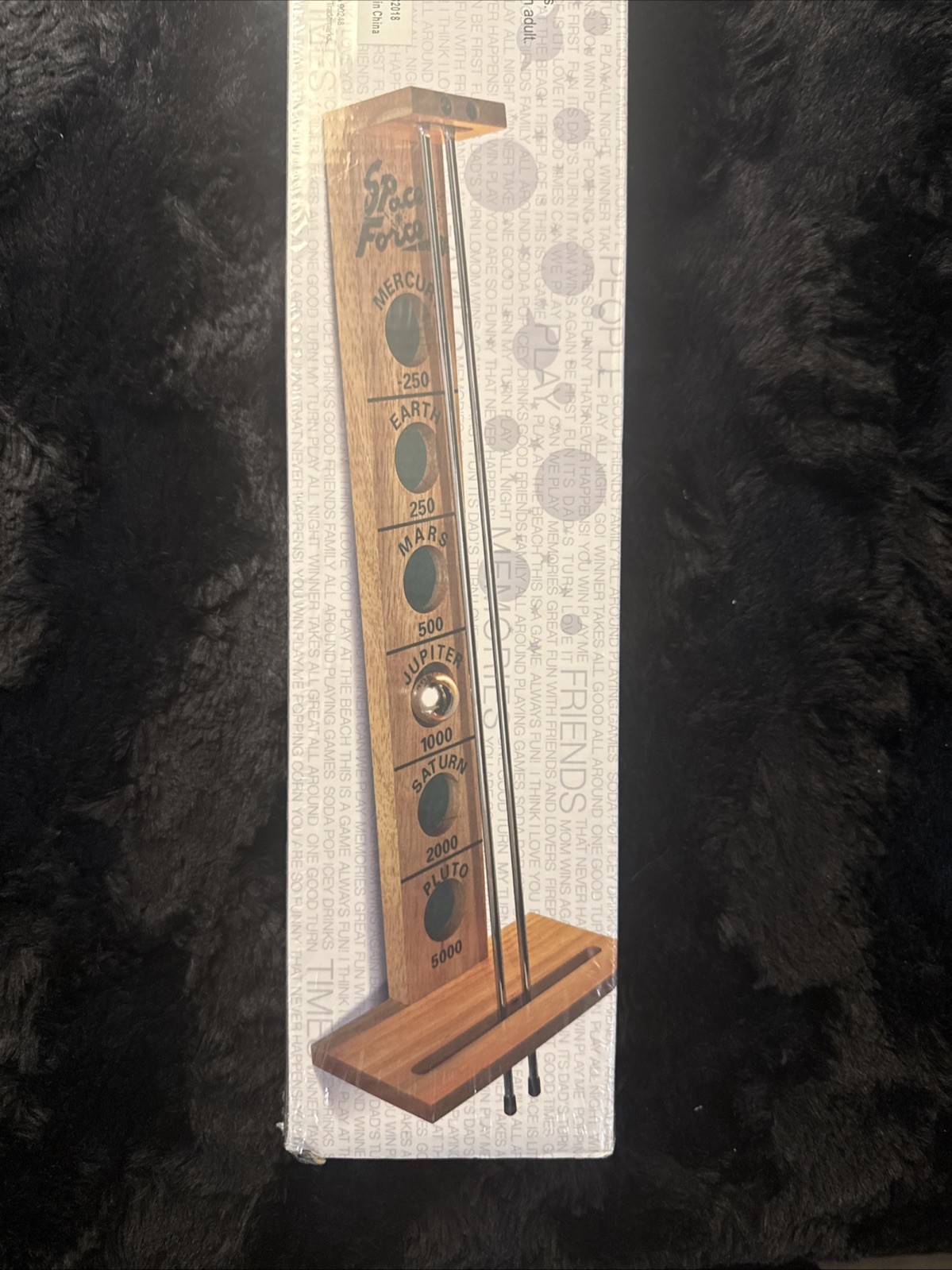 WE Games Shoot The Moon 1940’s Nostalgia Game, Solid Wood, NEW SEALED, 17.5 in.
