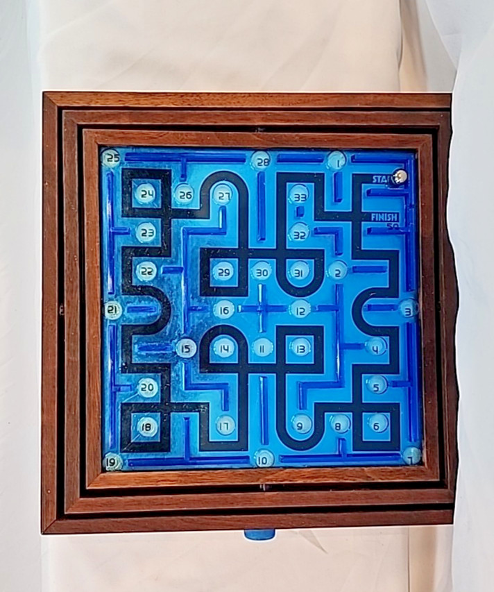 Vintage 1975 Mag-Nif Labyrinth II Marble Maze The Solitaire Game Of Skill #421