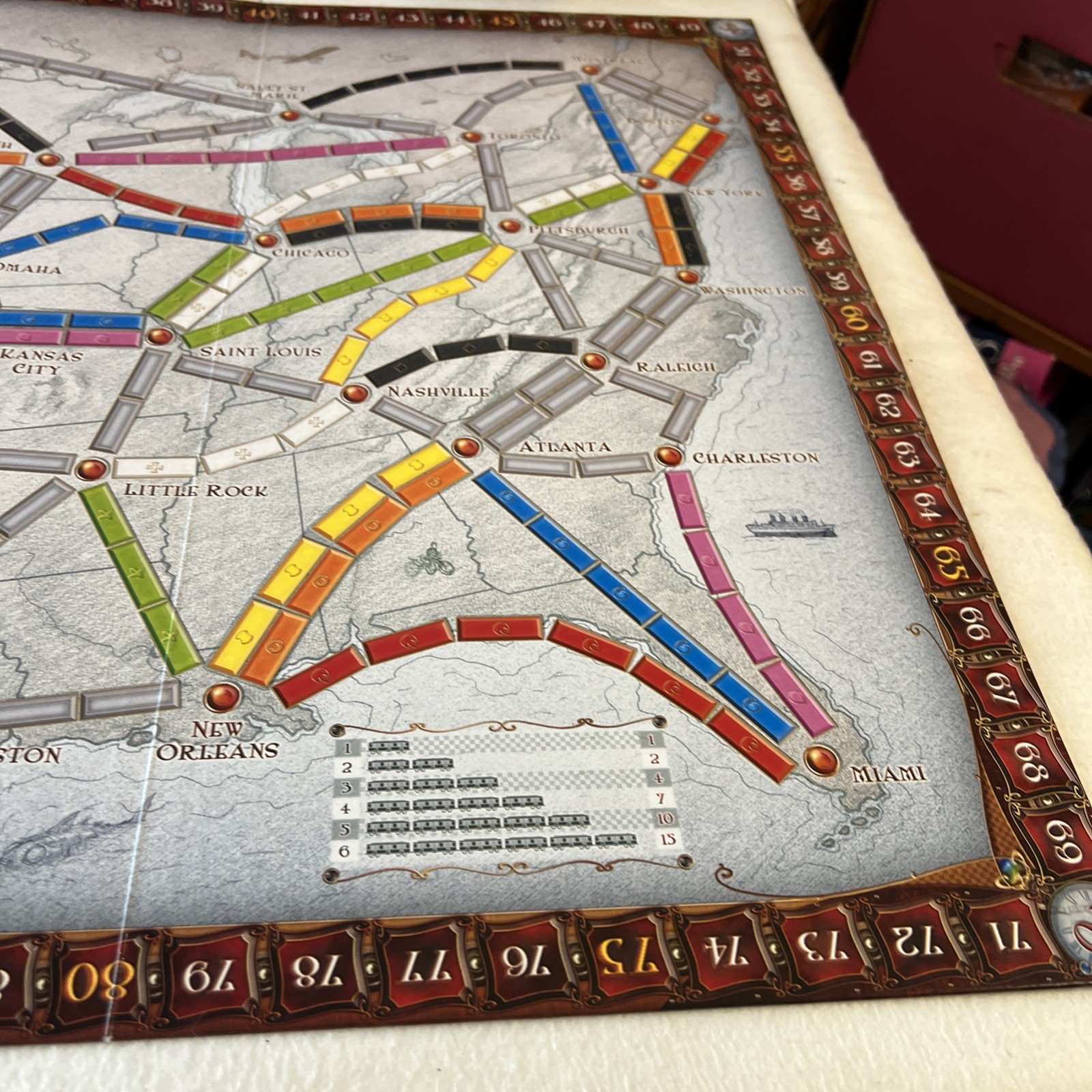 Days of Wonder Dow Ticket to Ride Complete All Pieces Included