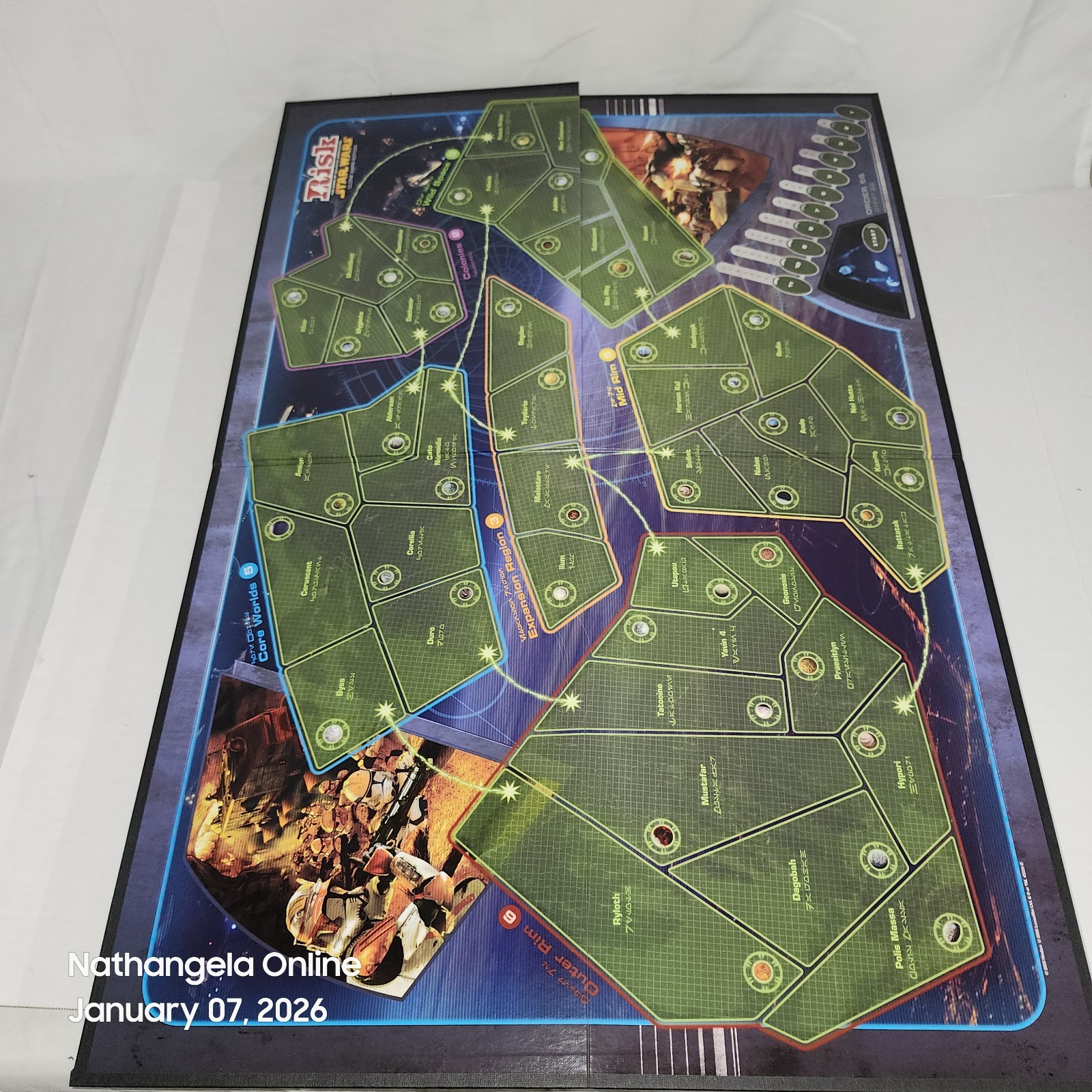 Star Wars Risk Clone Wars Edition Galactic Domination Game New OPEN BOX