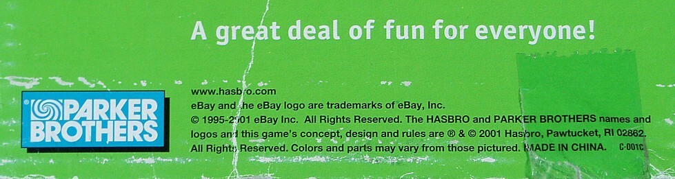 Ebay Electronic Talking Auction Game, Parker Brothers, 2001