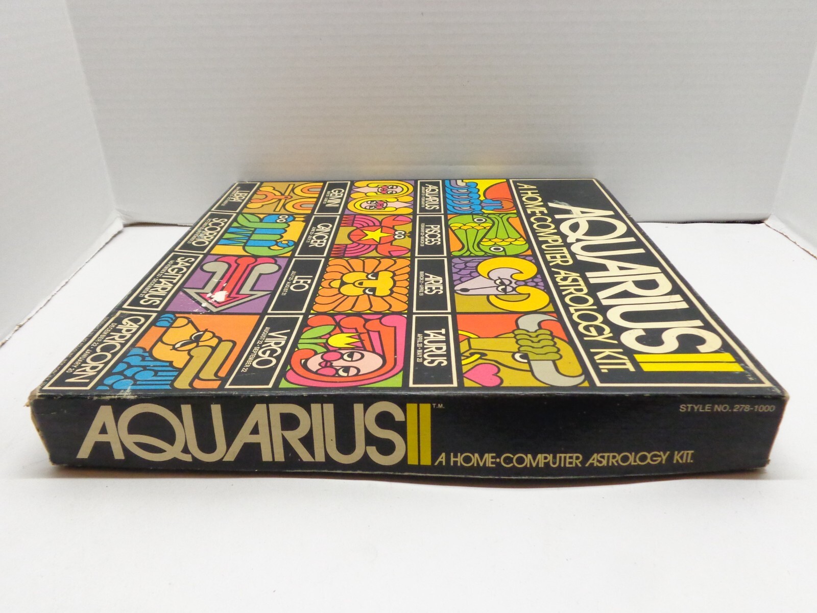 Vintage AQUARIUS II Home Computer Astrology Kit 1973 Reiss Games RARE Complete