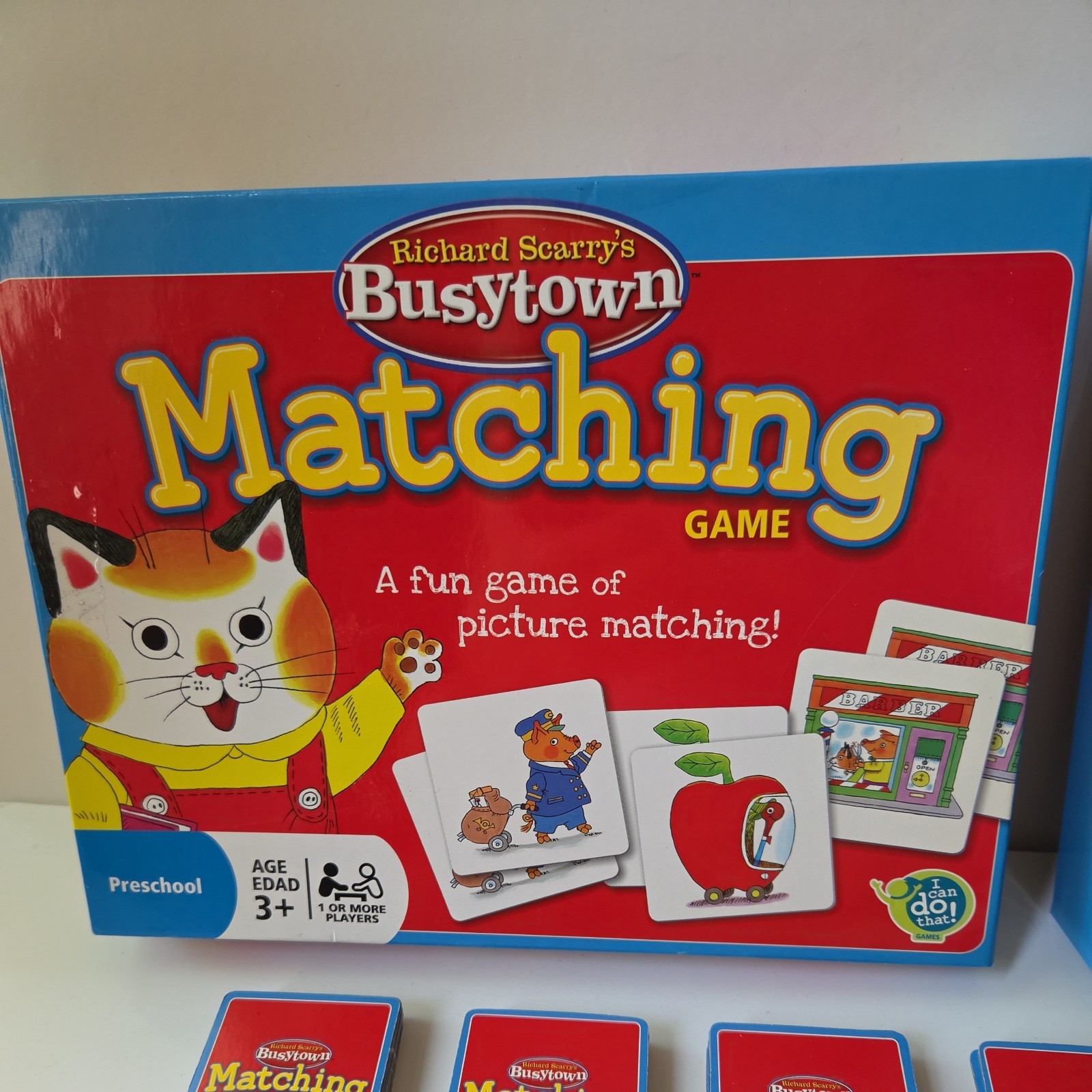 Richard Scarry’s Busytown Memory Matching Game 72 Tile Cards Complete 2010
