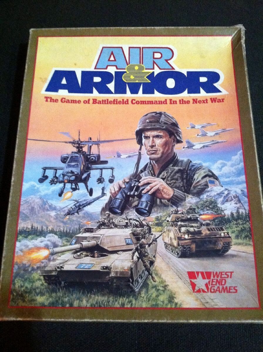 West End Games 10050 WEG Air & Armor Battlefield Command In The Next War 2nd Ed