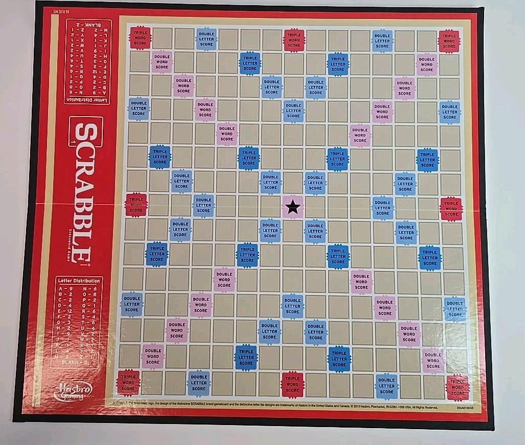 RR | Scrabble Crossword Game Hasbro 2013 Complete