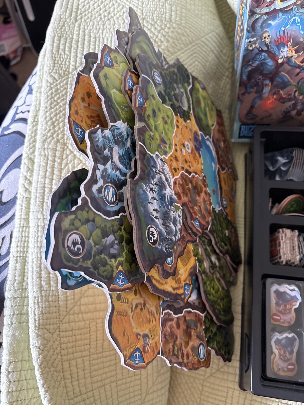 Small World of Warcraft Board Game Lot As-Is Unchecked for Completeness