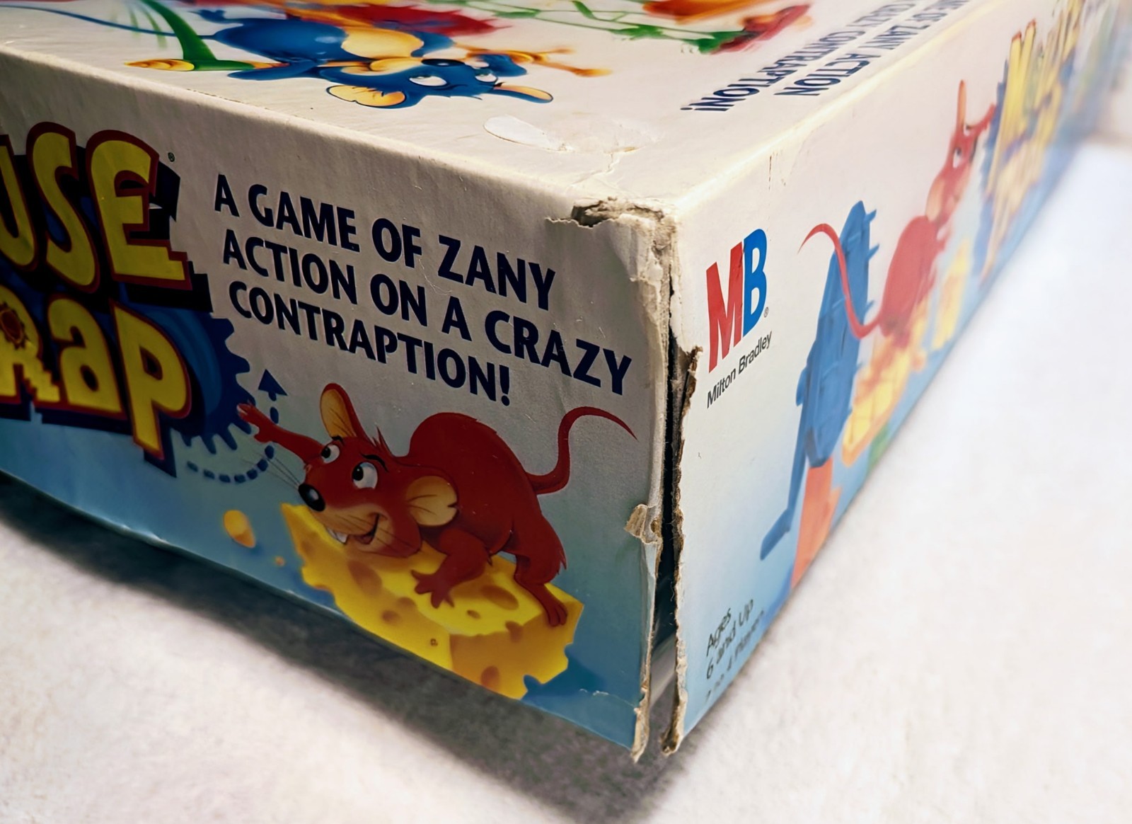 1994 MouseTrap Board Game Milton Bradley With Manual Missing 8 Cheese Pcs