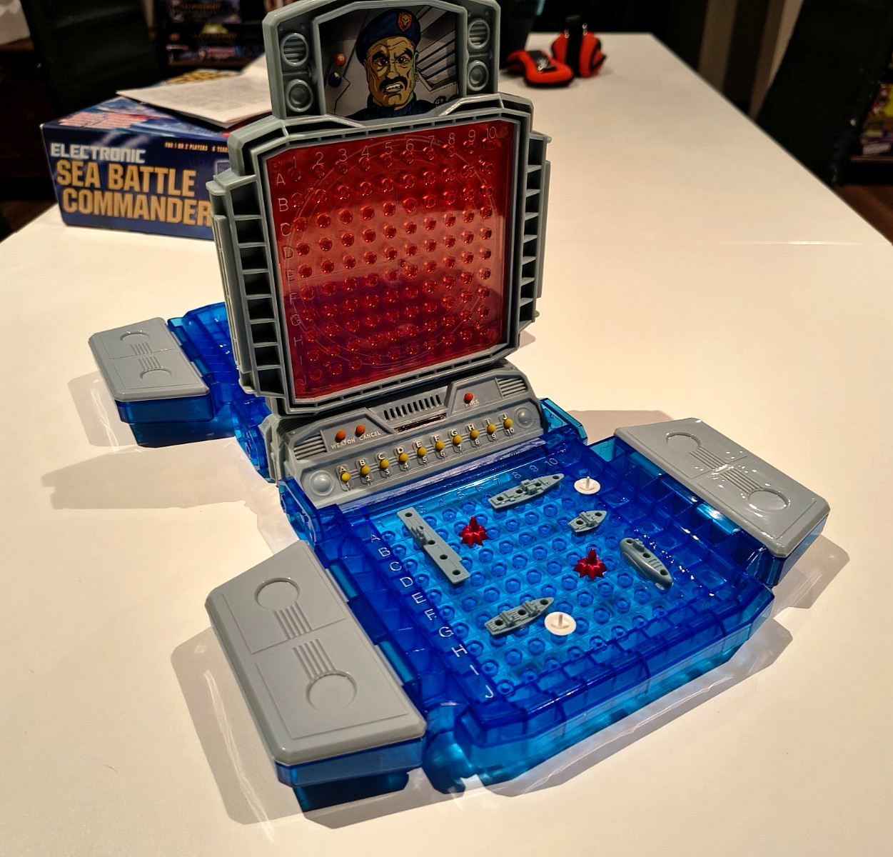 Electronic Sea Battle Commander Game – Strategic Naval Battle Game – WORKING
