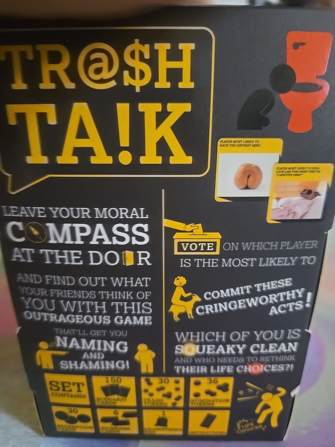 Trash Talk Adult Party Card Game | 3-6 Players New Sealed Card Game For Adults