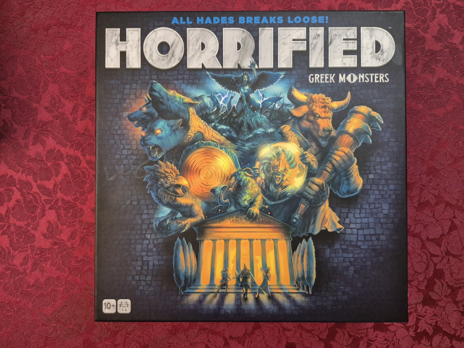 Horrified Shadows Amsterdam 5-Minute Marvel & Dungeon Board Game Bundle Lot 4