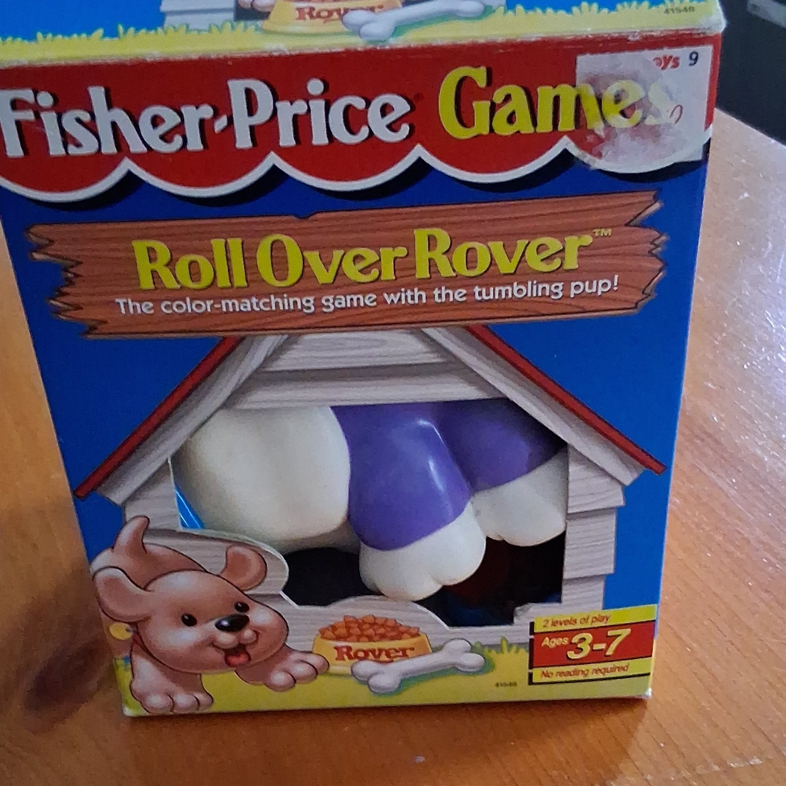Fisher-Price Roll Over Rover Color-Matching Vintage Game 2+ Players Age 3-7
