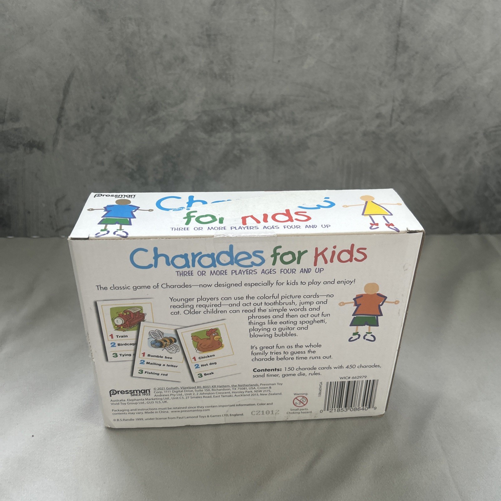 Charades for Kids Family Fun Acting Game Ages 4+ No Reading Award Winning