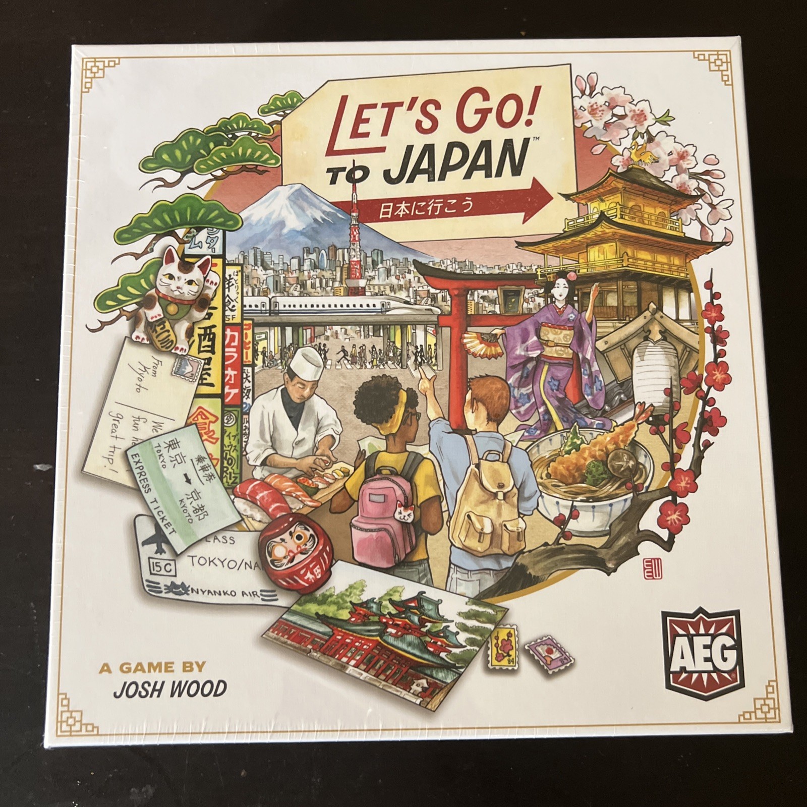LET’S GO TO JAPAN Board Game Cards Tokens Rule Book Scorepad New Sealed NIB