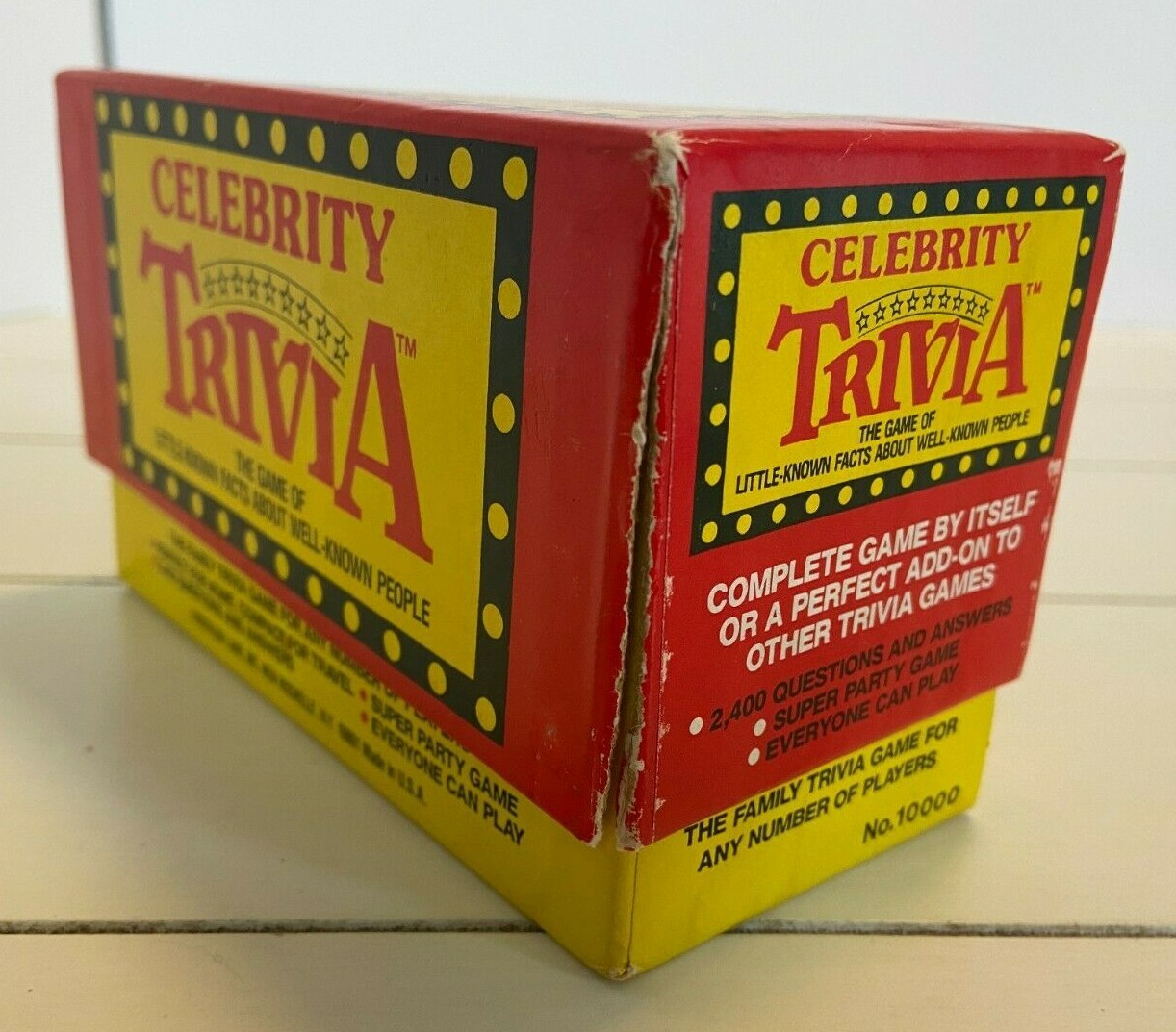 Celebrity Trivia Facts Card Game Nostalgia Lane