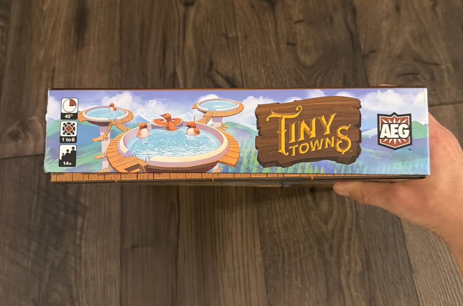 Tiny Towns Board Game Complete Used 2019 Alderac Entertainment Group AEG 7053