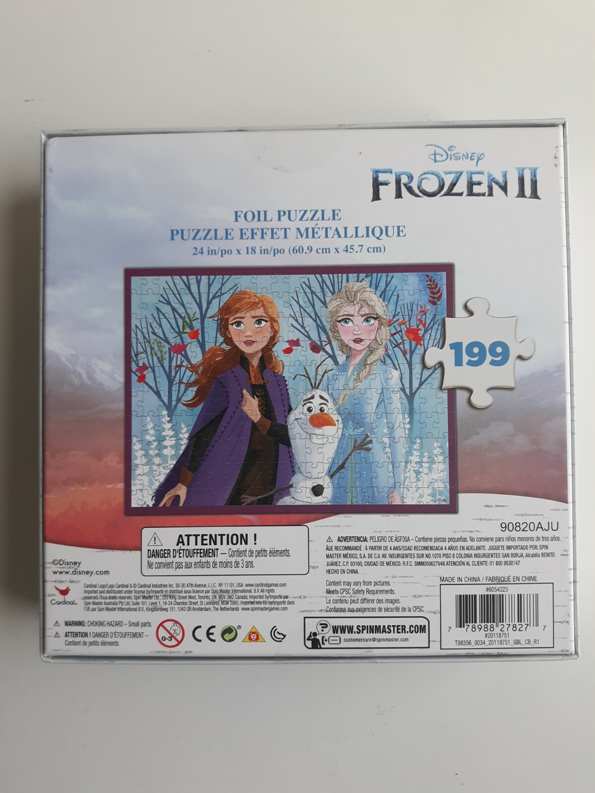 Cardinal Disney Frozen 2 marble frenzy game Bundle with Puzzles