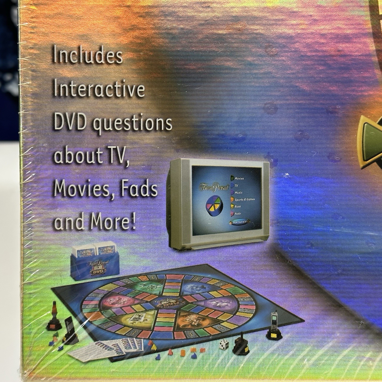 Trivial Pursuit DVD Pop Culture Board Game Adults Party Family Fun Sealed NEW!