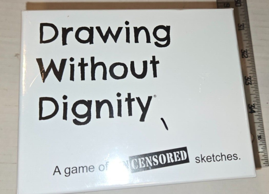 Drawing Without Dignity: A Card Game of Uncensored Sketches Adult Party