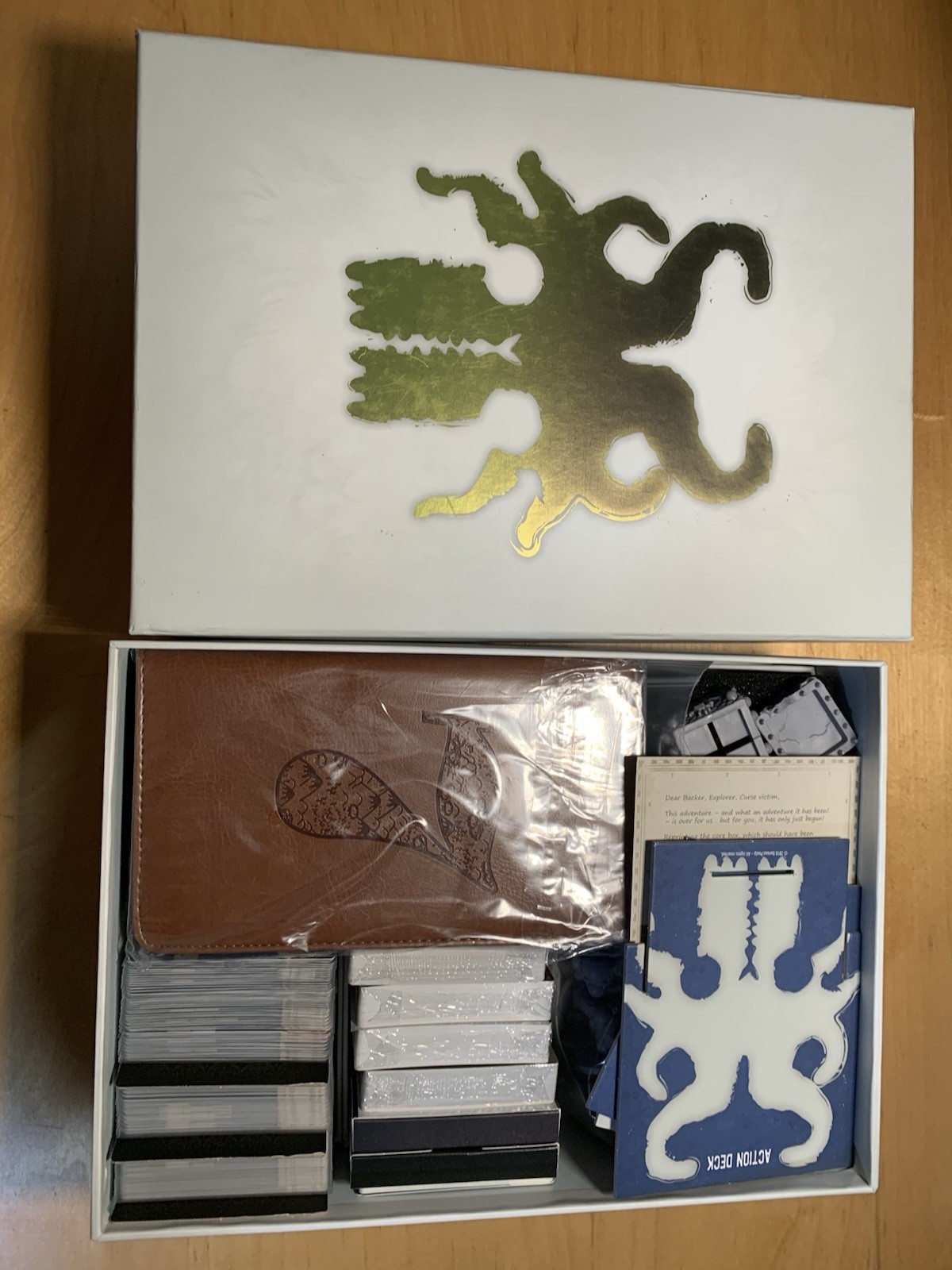 The 7th Continent Board Game + What Goes Up Expansion, Kickstarter Versions