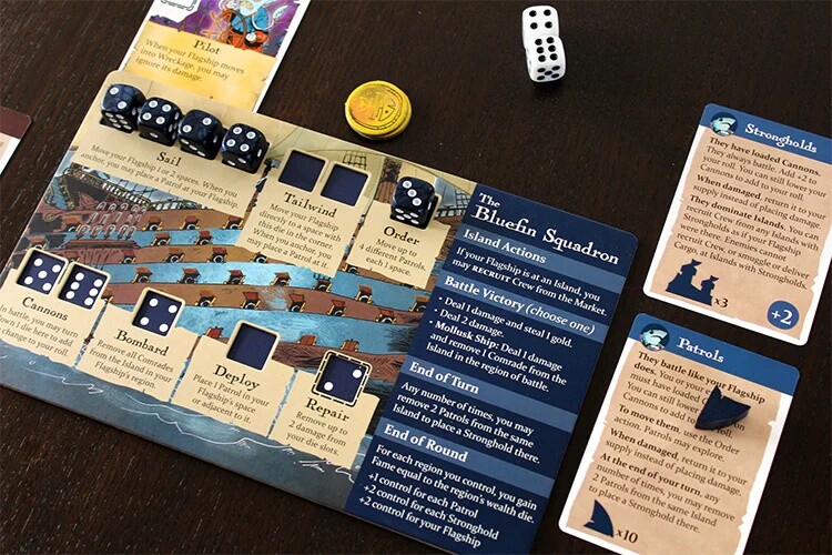 Ahoy Board Game | A game of seafaring & smuggling for 2-4 players