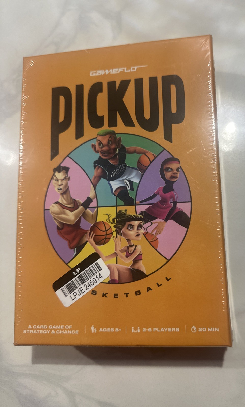 Gameflo Pickup Basketball Card Game Of Strategy Ages 8+ /2-6 Players New/Sealed