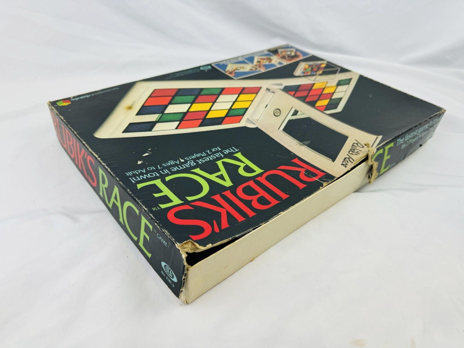 Vintage Rubiks Race Game Rubiks Cube Ideal Toy Corporation 1982 – 98% Complete