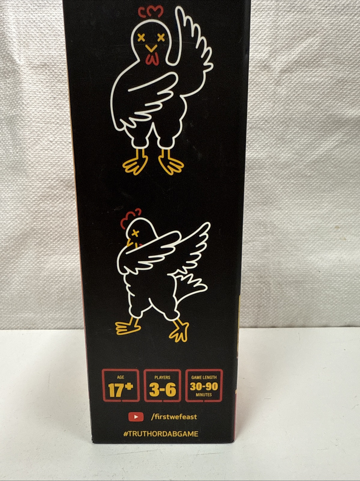 Hot Ones Truth or Dab The Game – (Hot Sauce Missing) Ages 17 Plus 3-6 Players