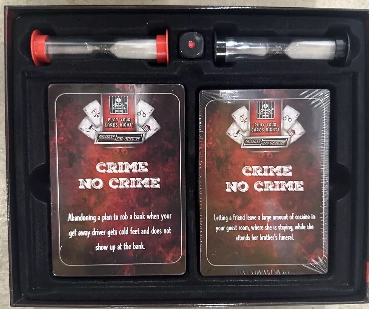 Crime No Crime Law Game of Life | Brand New!