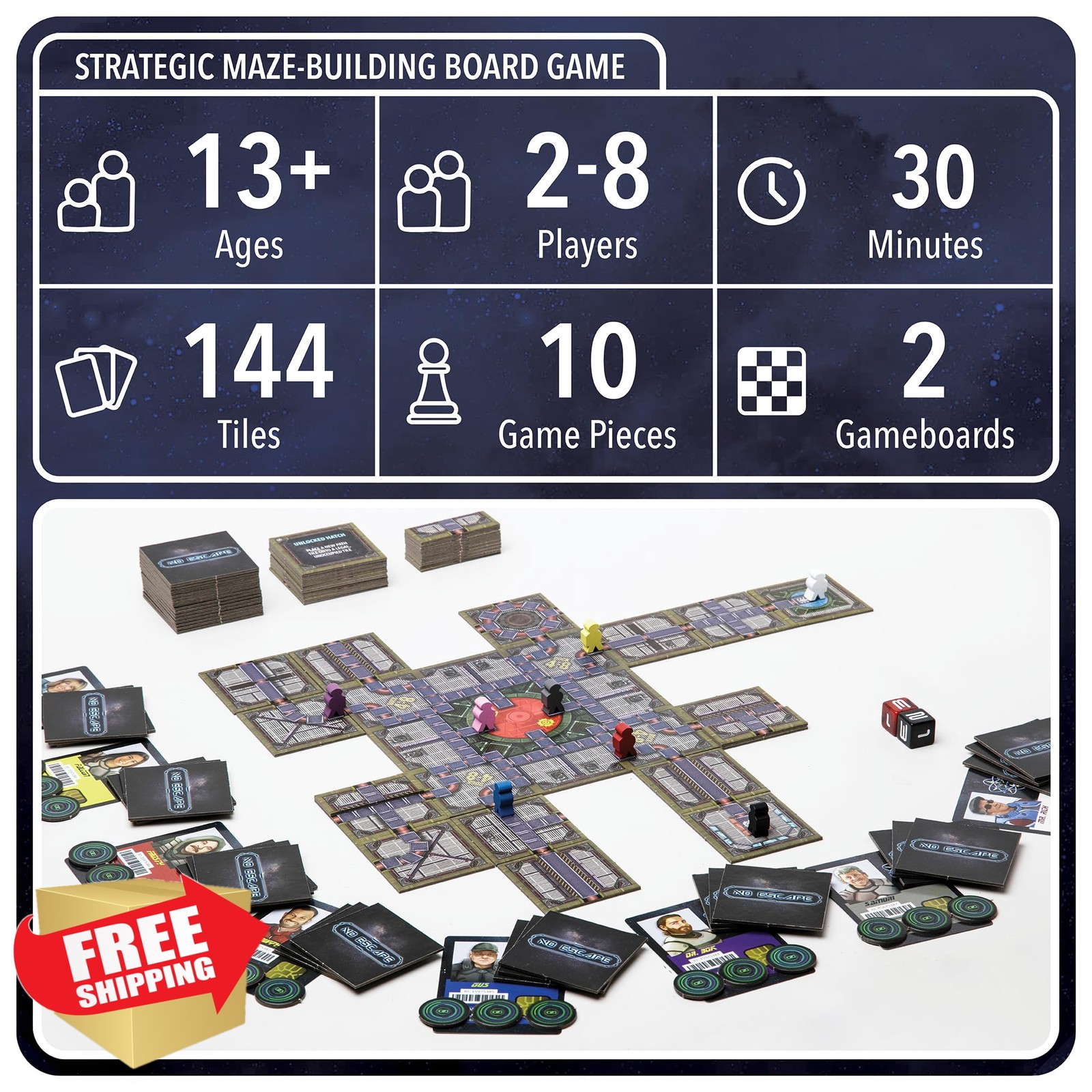 OOMM Games No Escape Board Game