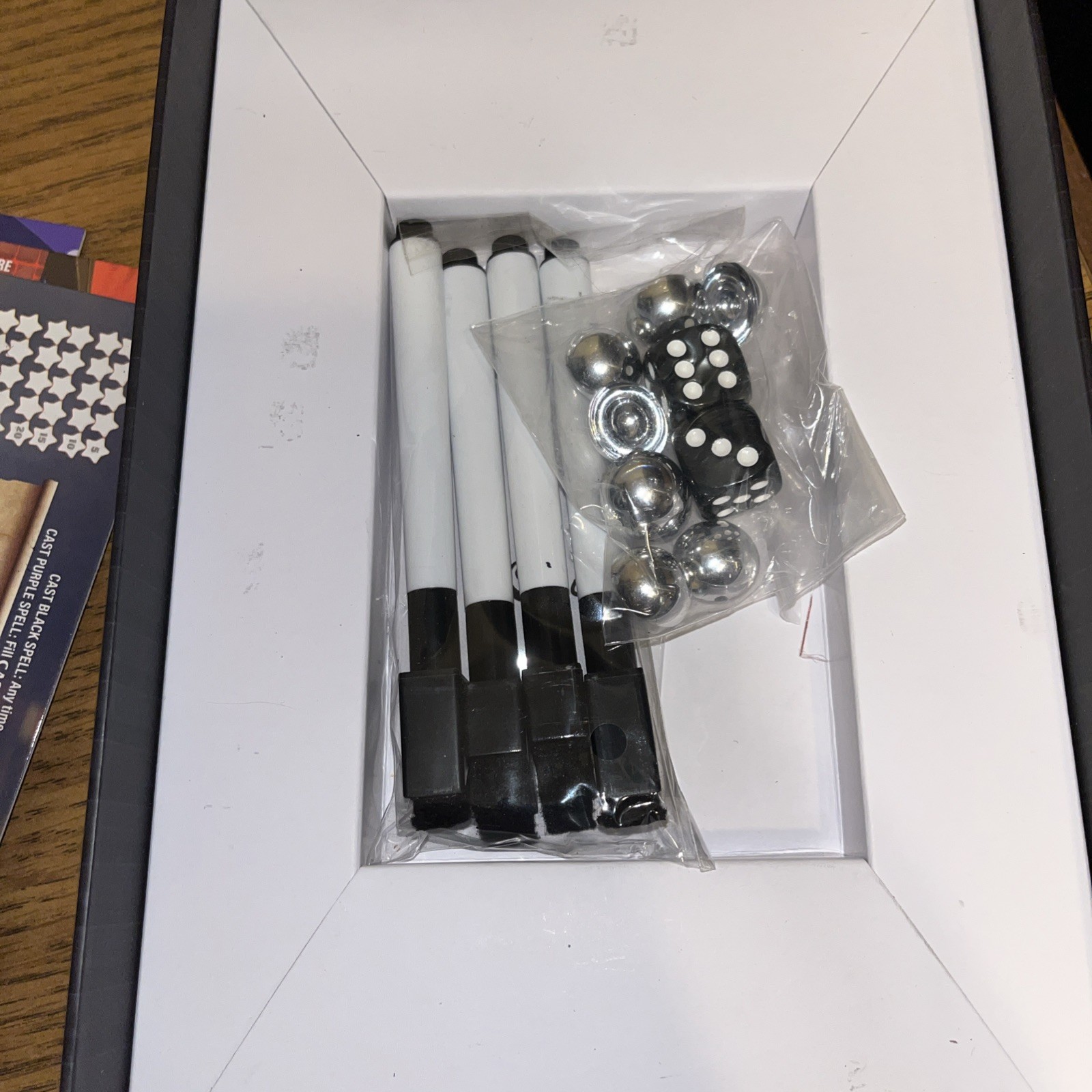 WizKids Super-Skill Pinball 4-Cade Roll & Write Pinball Dice Game New Open Box