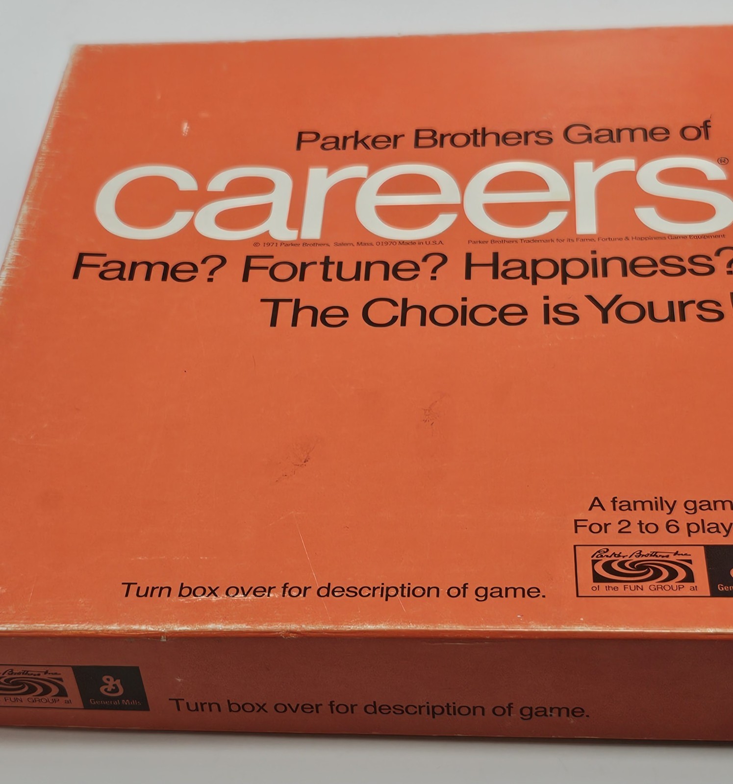 Vintage 1971 Careers Board Game Parker Brothers 100% Complete 1970s Retro Toy