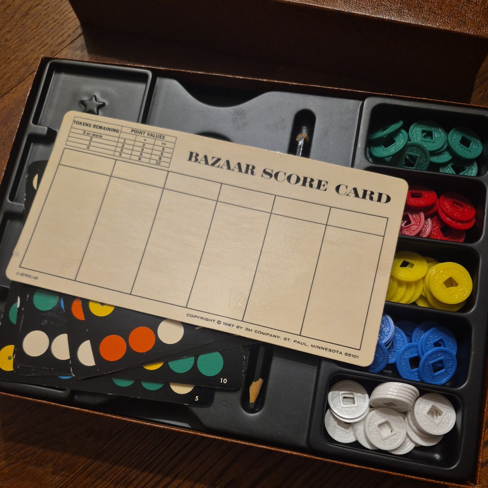 Vintage Rare Bazaar The Trading Game 1967 3M Bookshelf Game 100% LOOK!